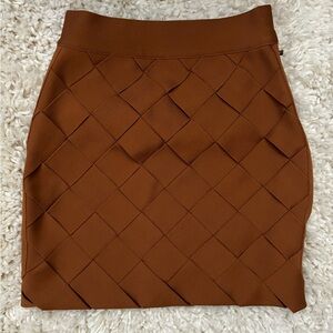 Herve Leger Basket Weave Skirt - NWOT